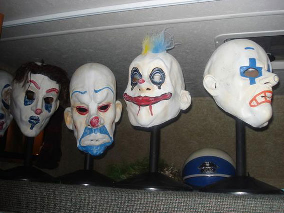 Masks for the Joker's gang